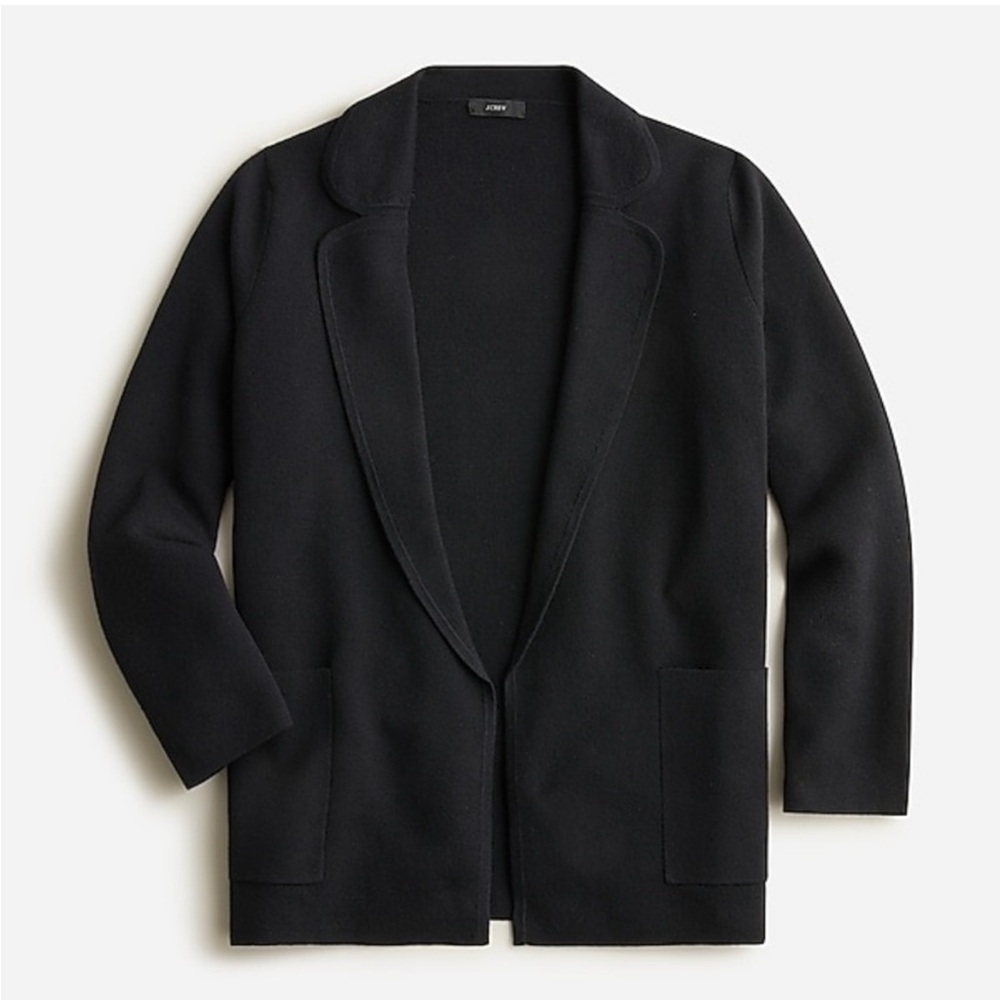 J. Crew Eloise Wool Blend Sweater Blazer